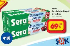 SER BUZDOLABI POŞETİ ORTA BOY 4X20 ADET